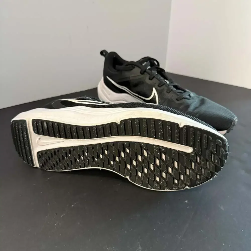 Nike Downshifter‎ 12 Running Shoes Black White Size 10